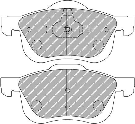 Ferodo FCP 1382H Disc brake pads FERODO DS2500, set FCP1382H: Buy near me in Poland at 2407.PL - Good price!