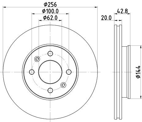 Nisshinbo ND6103 Brake disc ND6103: Buy near me at 2407.PL in Poland at an Affordable price!