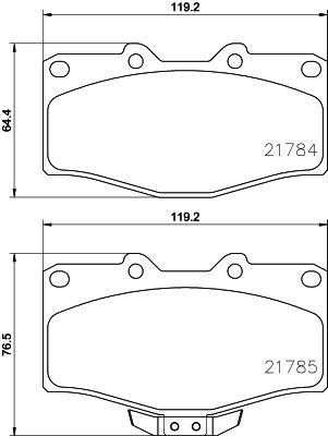 Nisshinbo NP1137 Brake Pad Set, disc brake NP1137: Buy near me at 2407.PL in Poland at an Affordable price!