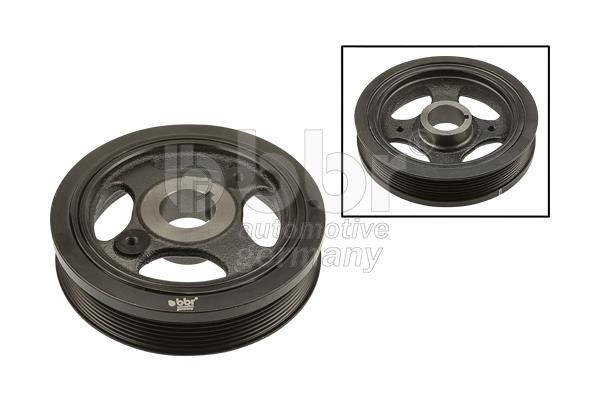 BBR Automotive 001-10-23847 Belt Pulley, crankshaft 0011023847: Buy near me at 2407.PL in Poland at an Affordable price!