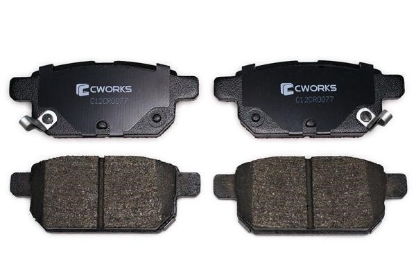 CWORKS C12CR0077 Brake Pad Set, disc brake C12CR0077: Buy near me in Poland at 2407.PL - Good price!