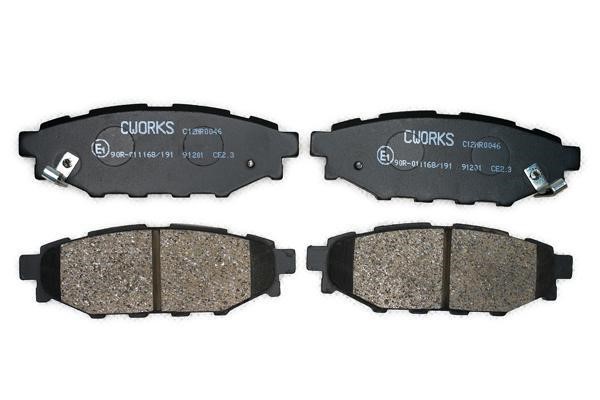 CWORKS C12NR0046 Brake Pad Set, disc brake C12NR0046: Buy near me in Poland at 2407.PL - Good price!