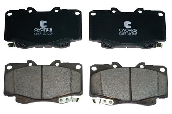 CWORKS C11CR1092 Brake Pad Set, disc brake C11CR1092: Buy near me in Poland at 2407.PL - Good price!