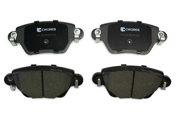 CWORKS C12CR0028 Brake Pad Set, disc brake C12CR0028: Buy near me in Poland at 2407.PL - Good price!