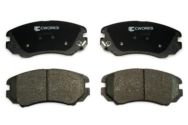 CWORKS C11CR0034 Brake Pad Set, disc brake C11CR0034: Buy near me in Poland at 2407.PL - Good price!