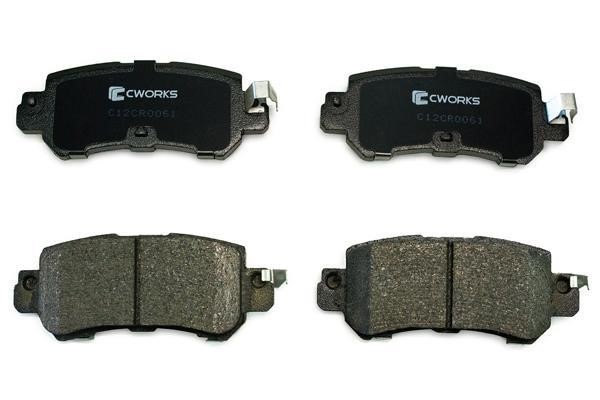CWORKS C12CR0061 Brake Pad Set, disc brake C12CR0061: Buy near me in Poland at 2407.PL - Good price!