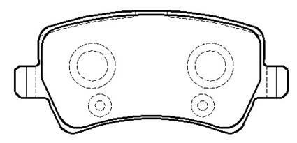 Hsb HP5257 Brake Pad Set, disc brake HP5257: Buy near me in Poland at 2407.PL - Good price!