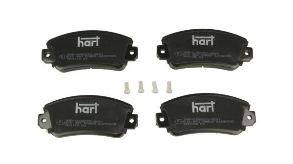 Hart 215 942 Brake Pad Set, disc brake 215942: Buy near me in Poland at 2407.PL - Good price!