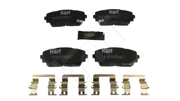 Hart 256 546 Brake Pad Set, disc brake 256546: Buy near me in Poland at 2407.PL - Good price!