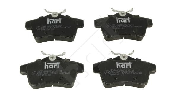 Hart 253 761 Brake Pad Set, disc brake 253761: Buy near me in Poland at 2407.PL - Good price!