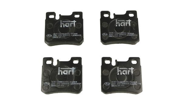Hart 220172 Brake Pad Set, disc brake 220172: Buy near me in Poland at 2407.PL - Good price!