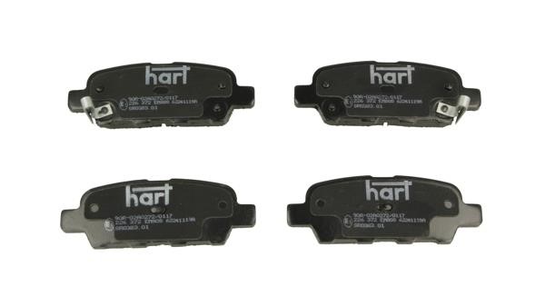 Hart 226 372 Brake Pad Set, disc brake 226372: Buy near me in Poland at 2407.PL - Good price!