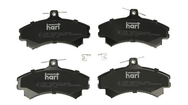 Hart 230 956 Тормозные колодки дисковые, комплект 230956: Отличная цена - Купить в Польше на 2407.PL!