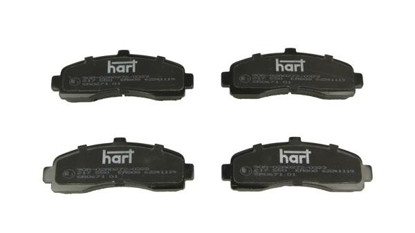 Hart 217550 Brake Pad Set, disc brake 217550: Buy near me in Poland at 2407.PL - Good price!