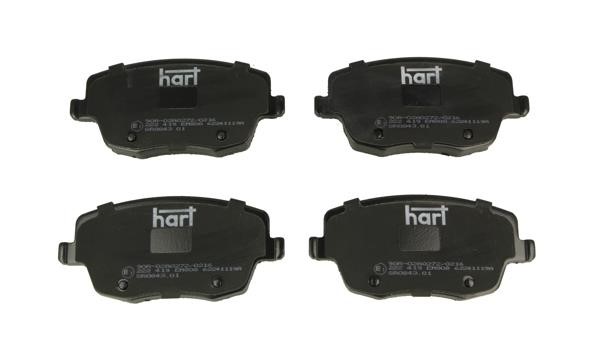Hart 222 419 Тормозные колодки дисковые, комплект 222419: Отличная цена - Купить в Польше на 2407.PL!