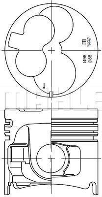 Izumi IMPA865780 Поршень IMPA865780: Купить в Польше - Отличная цена на 2407.PL!