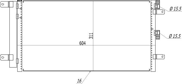 Hart 614 539 Condenser, air conditioning 614539: Buy near me at 2407.PL in Poland at an Affordable price!