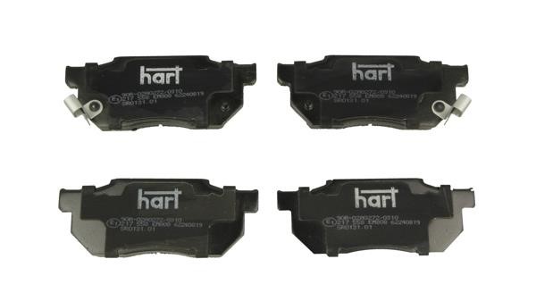 Hart 217 558 Brake Pad Set, disc brake 217558: Buy near me at 2407.PL in Poland at an Affordable price!