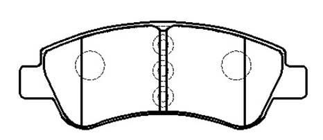 Hsb HP9606 Brake Pad Set, disc brake HP9606: Buy near me in Poland at 2407.PL - Good price!