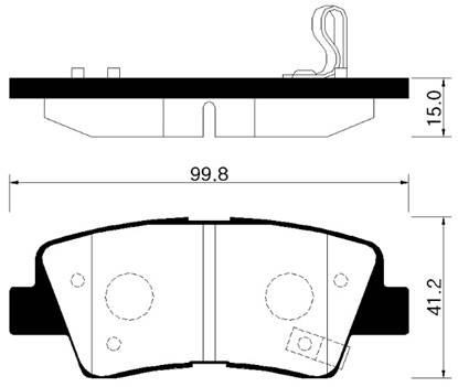 Hsb HP0038 Гальмівні колодки, комплект HP0038: Приваблива ціна - Купити у Польщі на 2407.PL!