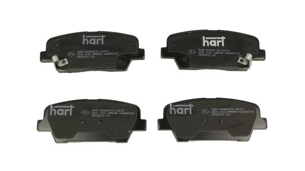 Hart 254 212 Brake Pad Set, disc brake 254212: Buy near me in Poland at 2407.PL - Good price!