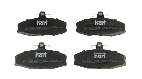 Hart 226 058 Brake Pad Set, disc brake 226058: Buy near me in Poland at 2407.PL - Good price!