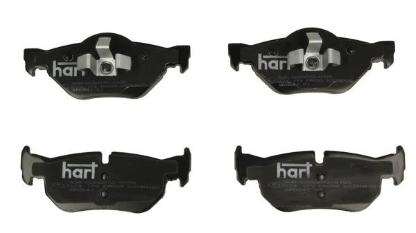 Hart 224 179 Тормозные колодки дисковые, комплект 224179: Отличная цена - Купить в Польше на 2407.PL!