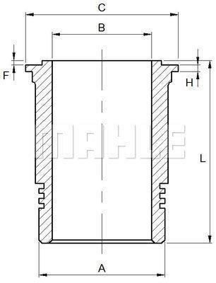 Izumi KMLN2812160 Cylinder Sleeve KMLN2812160: Buy near me in Poland at 2407.PL - Good price!