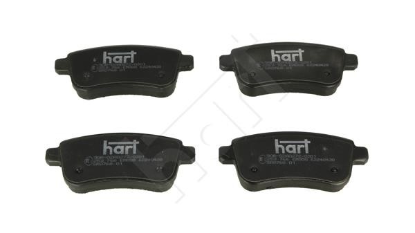 Hart 253 766 Brake Pad Set, disc brake 253766: Buy near me in Poland at 2407.PL - Good price!