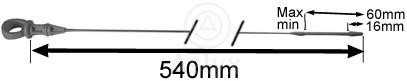 Aslyx AS-506196 ROD ASSY-OIL LEVEL GAUGE AS506196: Buy near me in Poland at 2407.PL - Good price!