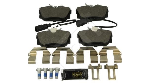 Hart 252 325 Brake Pad Set, disc brake 252325: Buy near me in Poland at 2407.PL - Good price!