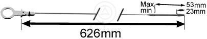 Aslyx AS-506861 ROD ASSY-OIL LEVEL GAUGE AS506861: Buy near me in Poland at 2407.PL - Good price!