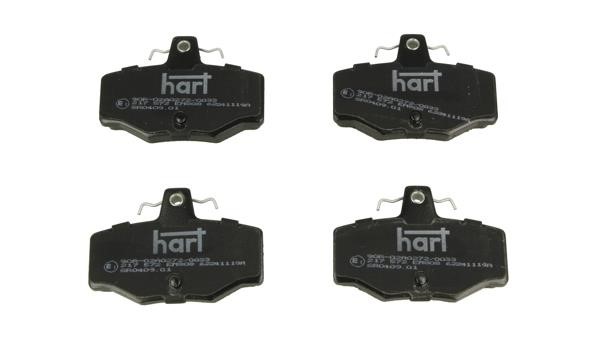 Hart 217 572 Brake Pad Set, disc brake 217572: Buy near me in Poland at 2407.PL - Good price!