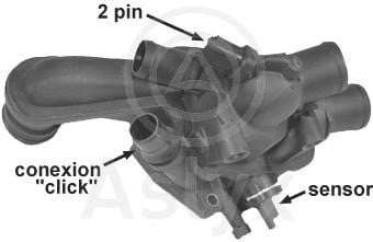 Aslyx AS-503969 Thermostat housing AS503969: Buy near me in Poland at 2407.PL - Good price!