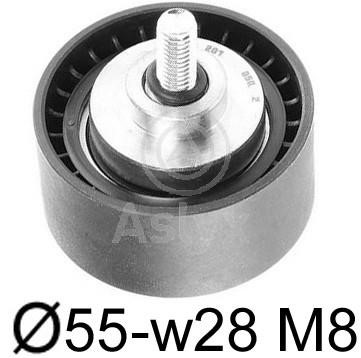 Aslyx AS-521241 Deflection/guide pulley, v-ribbed belt AS521241: Buy near me in Poland at 2407.PL - Good price!