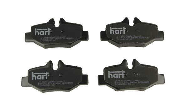 Hart 222 421 Тормозные колодки дисковые, комплект 222421: Отличная цена - Купить в Польше на 2407.PL!