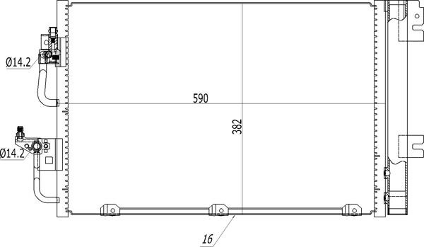 Hart 608 212 Kondensator, Klimaanlage 608212: Bestellen Sie in Polen zu einem guten Preis bei 2407.PL!