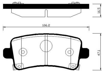 Hsb HP2025 Brake Pad Set, disc brake HP2025: Buy near me in Poland at 2407.PL - Good price!