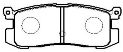 Hsb HP8239 Brake Pad Set, disc brake HP8239: Buy near me in Poland at 2407.PL - Good price!