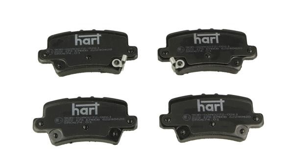 Hart 223 173 Brake Pad Set, disc brake 223173: Buy near me in Poland at 2407.PL - Good price!