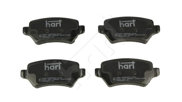 Hart 222 282 Тормозные колодки дисковые, комплект 222282: Отличная цена - Купить в Польше на 2407.PL!