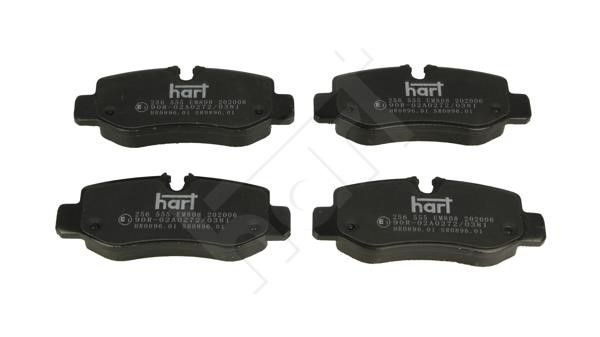 Hart 256 555 Brake Pad Set, disc brake 256555: Buy near me at 2407.PL in Poland at an Affordable price!