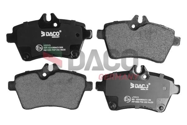 Daco 322313 Brake Pad Set, disc brake 322313: Buy near me in Poland at 2407.PL - Good price!