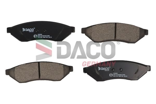 Daco 325006 Тормозные колодки дисковые, комплект 325006: Отличная цена - Купить в Польше на 2407.PL!