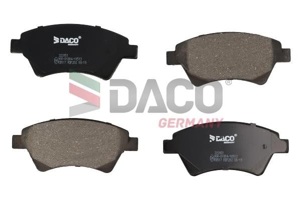 Daco 323951 Brake Pad Set, disc brake 323951: Buy near me in Poland at 2407.PL - Good price!