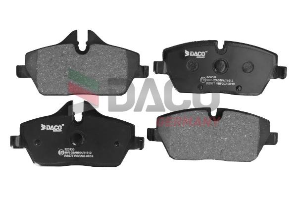 Daco 320330 Brake Pad Set, disc brake 320330: Buy near me in Poland at 2407.PL - Good price!