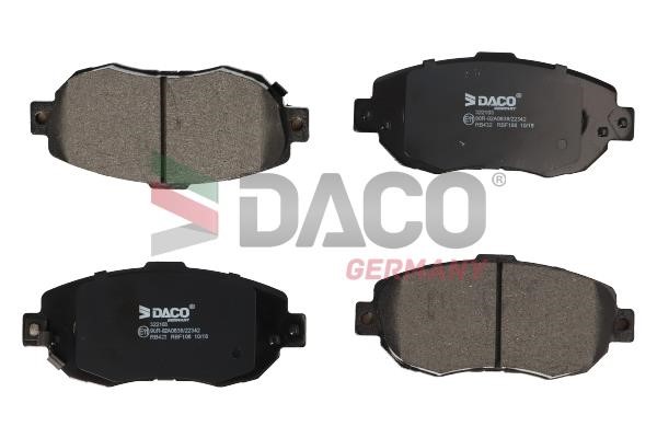 Daco 322103 Brake Pad Set, disc brake 322103: Buy near me in Poland at 2407.PL - Good price!
