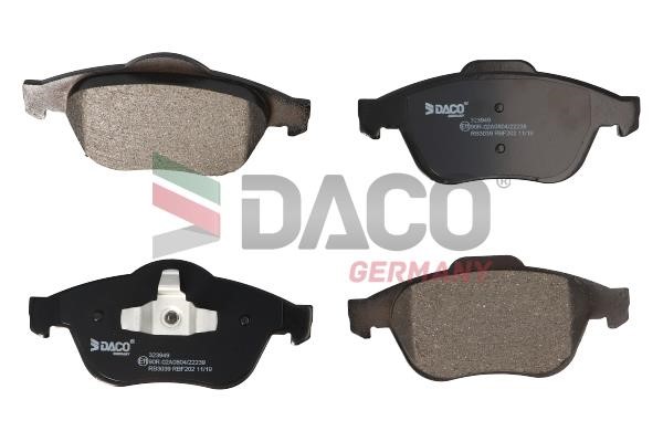 Daco 323949 Brake Pad Set, disc brake 323949: Buy near me in Poland at 2407.PL - Good price!