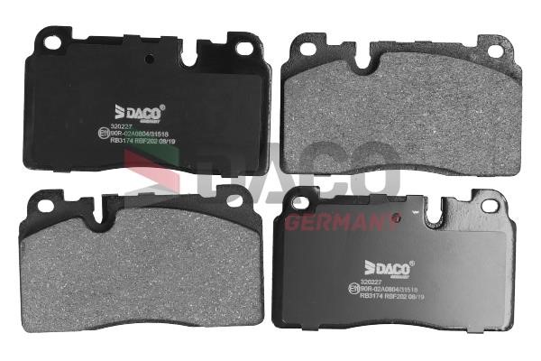 Daco 320227 Brake Pad Set, disc brake 320227: Buy near me in Poland at 2407.PL - Good price!