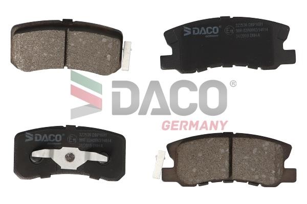 Daco 322536 Brake Pad Set, disc brake 322536: Buy near me in Poland at 2407.PL - Good price!